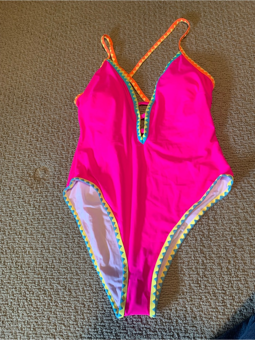 NWT Neon Pink One Piece
